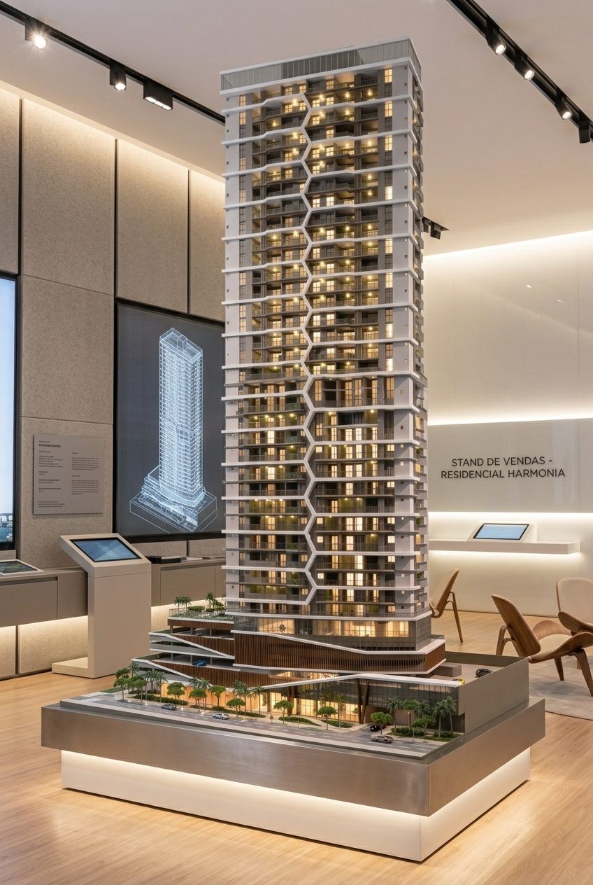 Maketarte architectural scale model