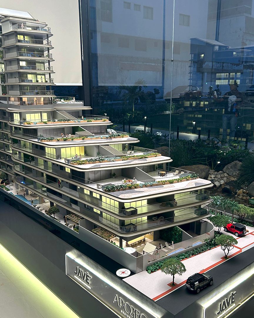 Mixed-use tower model