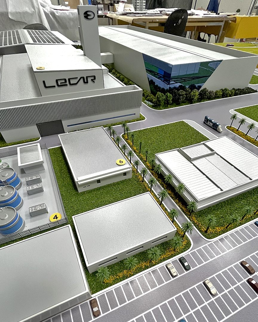 Industrial plant model